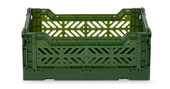 AyKasa opvouwbare krat MINI - groen - S
