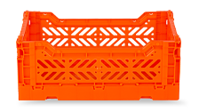 AyKasa opvouwbare krat MINI - oranje - S